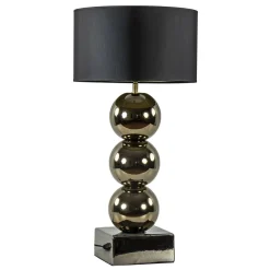 Clearance Straluma Luxe tafellamp goud inclusief kap zwart/goud