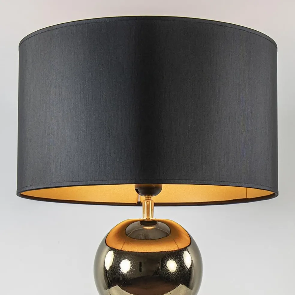Clearance Straluma Luxe tafellamp goud inclusief kap zwart/goud