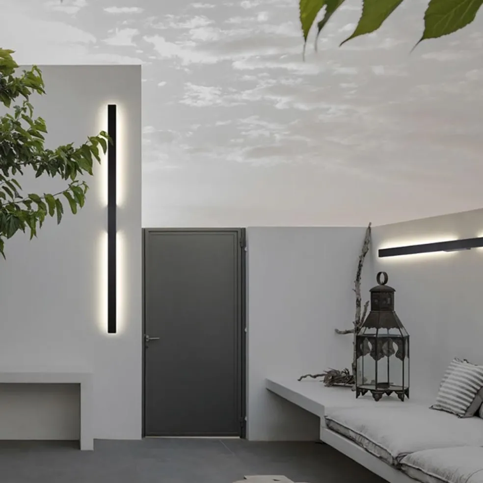 Discount Straluma Mat zwarte buitenlamp inclusief LED