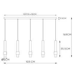 Cheap Straluma Mat zwarte design hanglamp inclusief LED