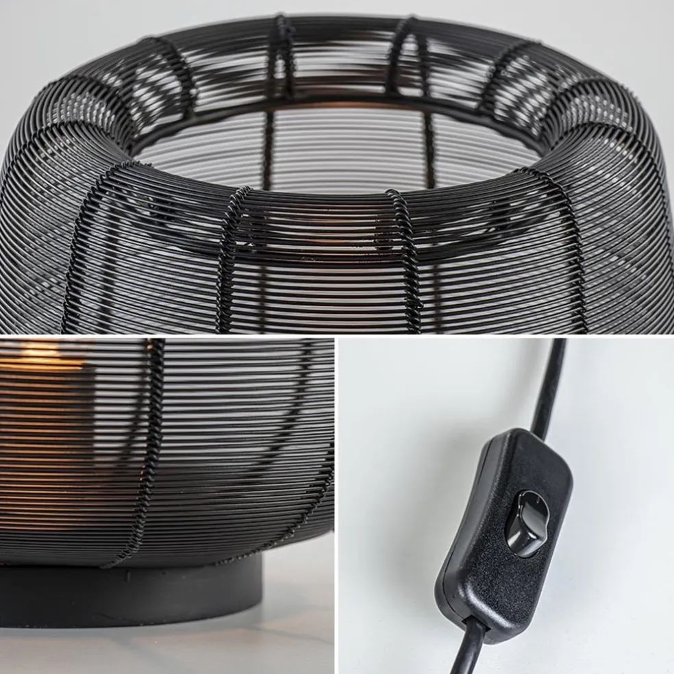Best Straluma Mat zwarte draad tafellamp Adeta