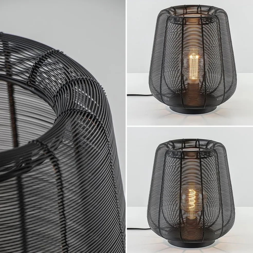 Best Straluma Mat zwarte draad tafellamp Adeta