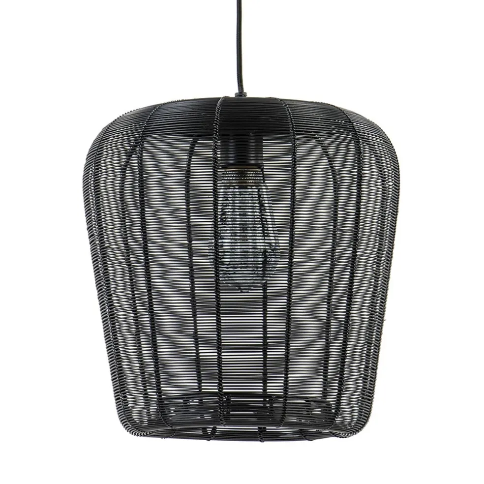 Clearance Straluma Mat zwarte hanglamp Adeta Light and Living