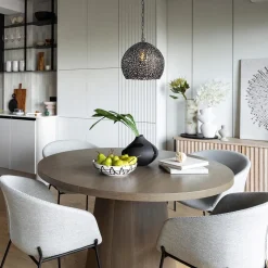 New Straluma Mat zwarte hanglamp Sinula Light and Living