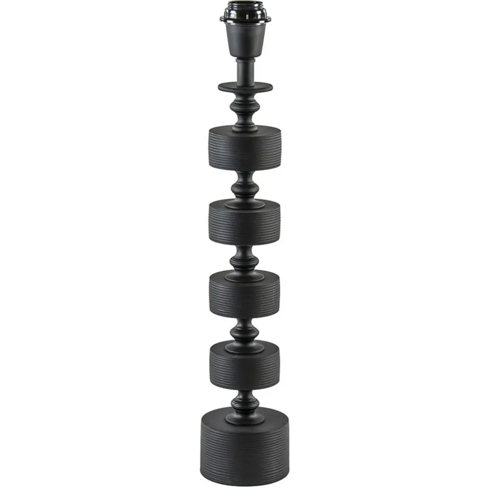 Store Straluma Mat zwarte lampvoet Gody exclusief kap