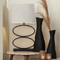 Fashion Straluma Mat zwarte lampvoet Stelius L&L