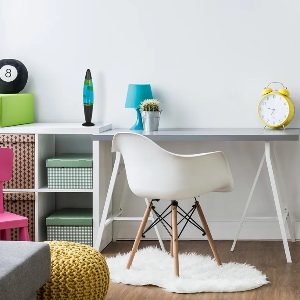 Flash Sale Straluma Mat zwarte lavalamp met blauw water en groene vlekken