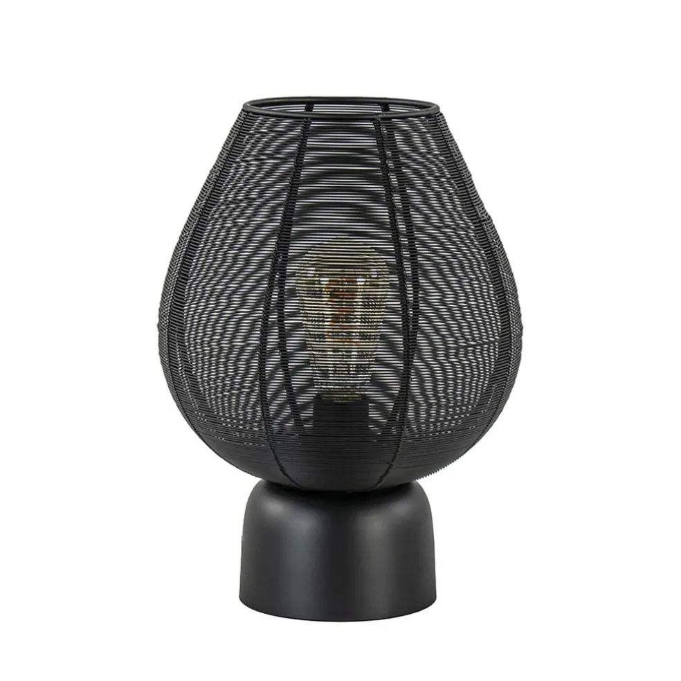 Hot Straluma Mat zwarte tafellamp Suneko Light and Living