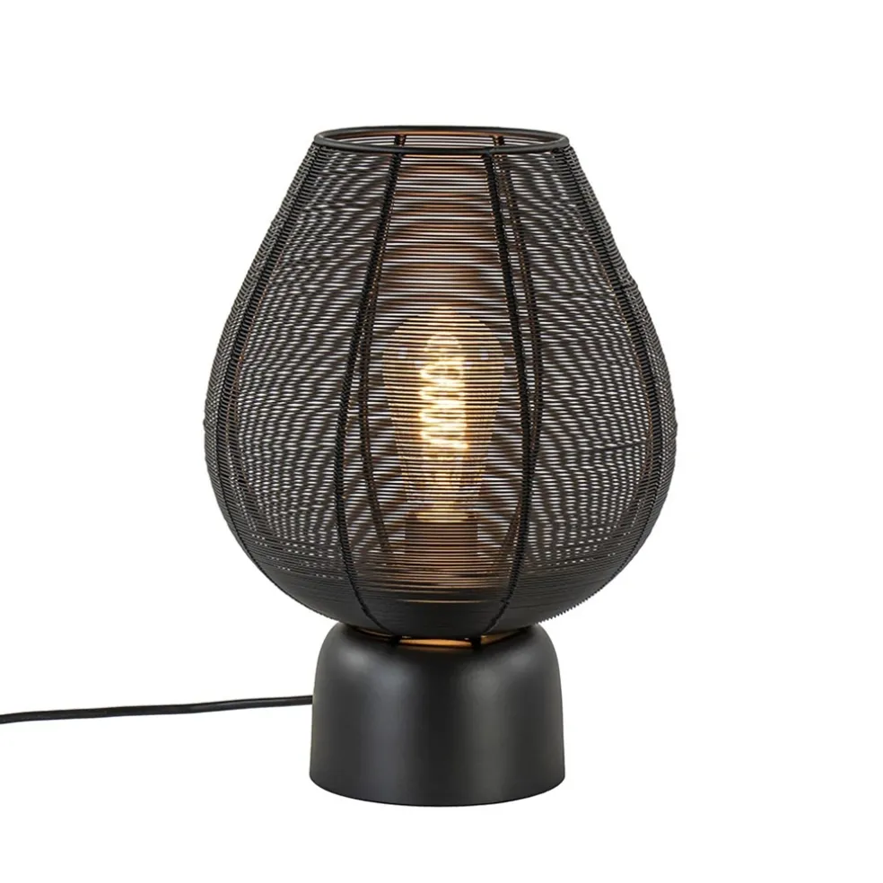 Hot Straluma Mat zwarte tafellamp Suneko Light and Living