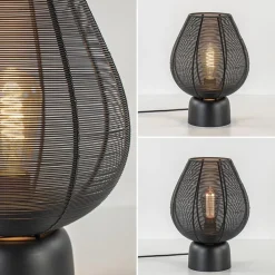 Hot Straluma Mat zwarte tafellamp Suneko Light and Living