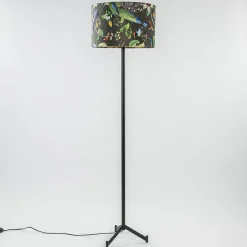 Outlet Straluma Mat zwarte vloerlamp Dennis Light & Living