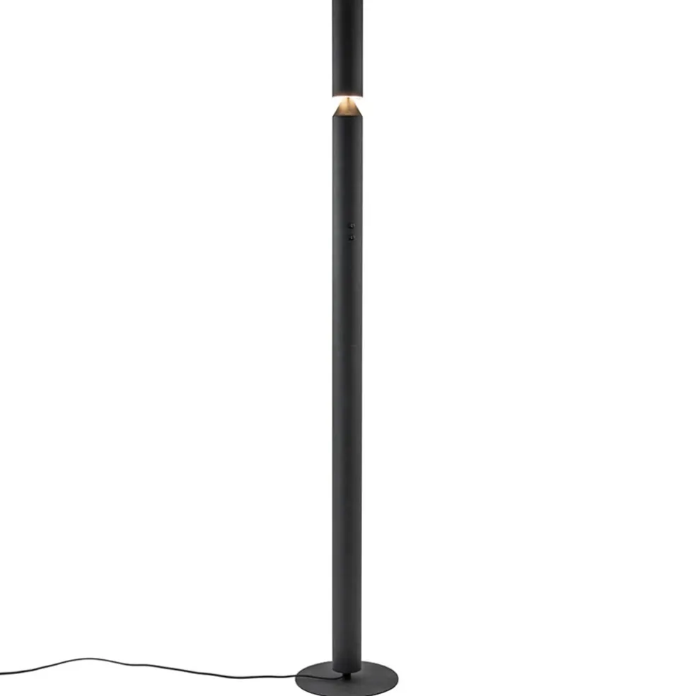 Cheap Straluma Mat zwarte vloerlamp up+down