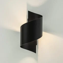 Sale Straluma Mat zwarte wandlamp krul G9