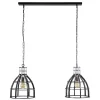 New Straluma Metalen eettafel hanglamp 2-lichts kooi