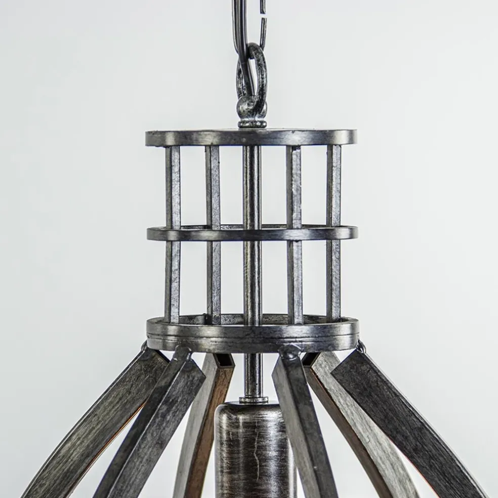 New Straluma Metalen eettafel hanglamp 2-lichts kooi