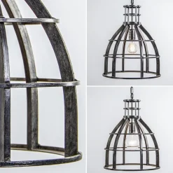 New Straluma Metalen eettafel hanglamp 2-lichts kooi