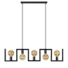 Clearance Straluma Metalen eettafel hanglamp zwart frame