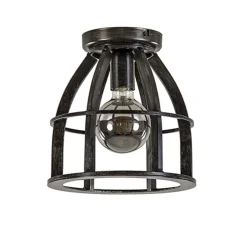 Sale Straluma Metalen plafondlamp antiek zwart