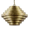 Store Straluma Metalen robuuste hanglamp ambachtelijk brons rond