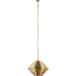 Store Straluma Metalen robuuste hanglamp ambachtelijk brons rond