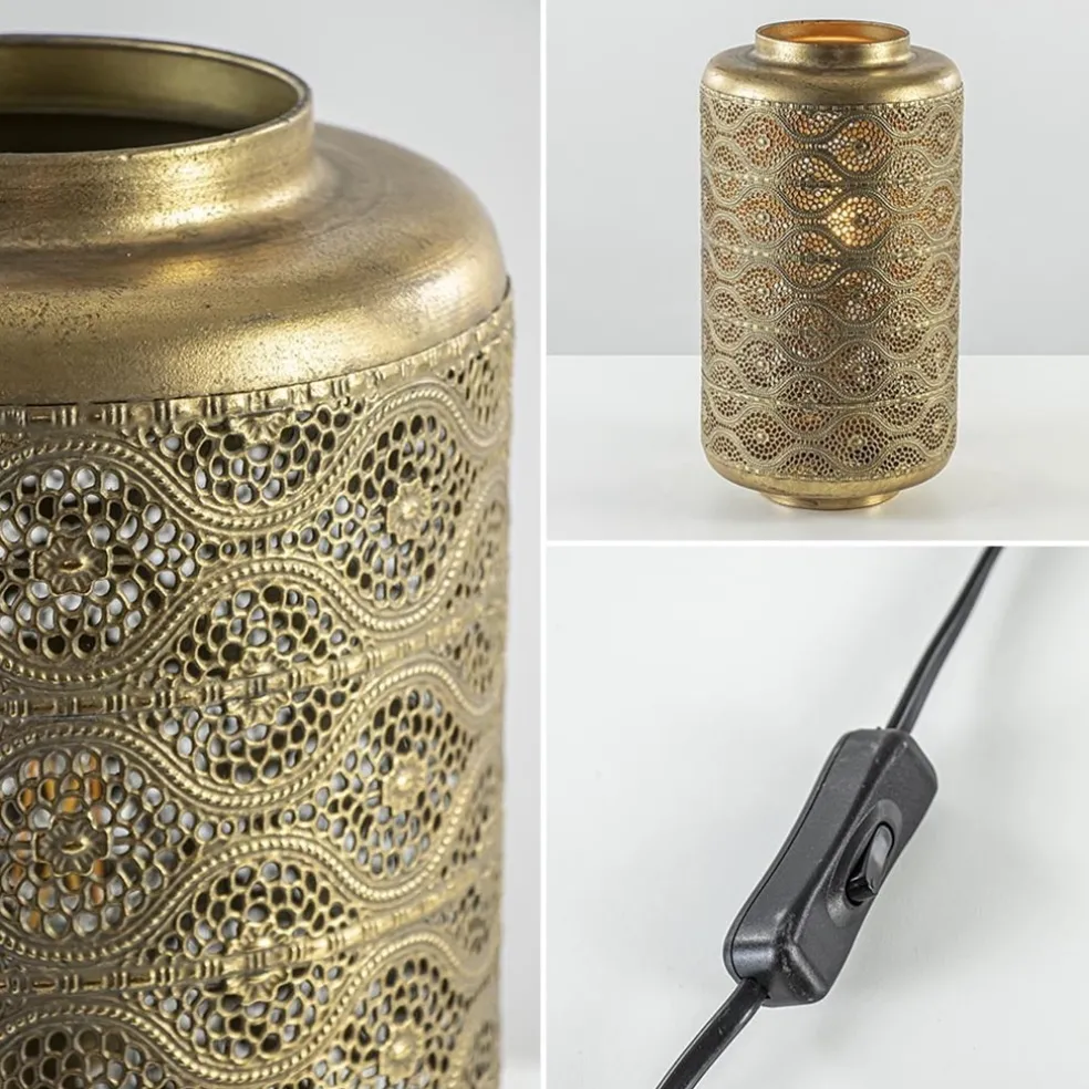 Best Straluma Metalen tafellamp lantaarn goud Oriental