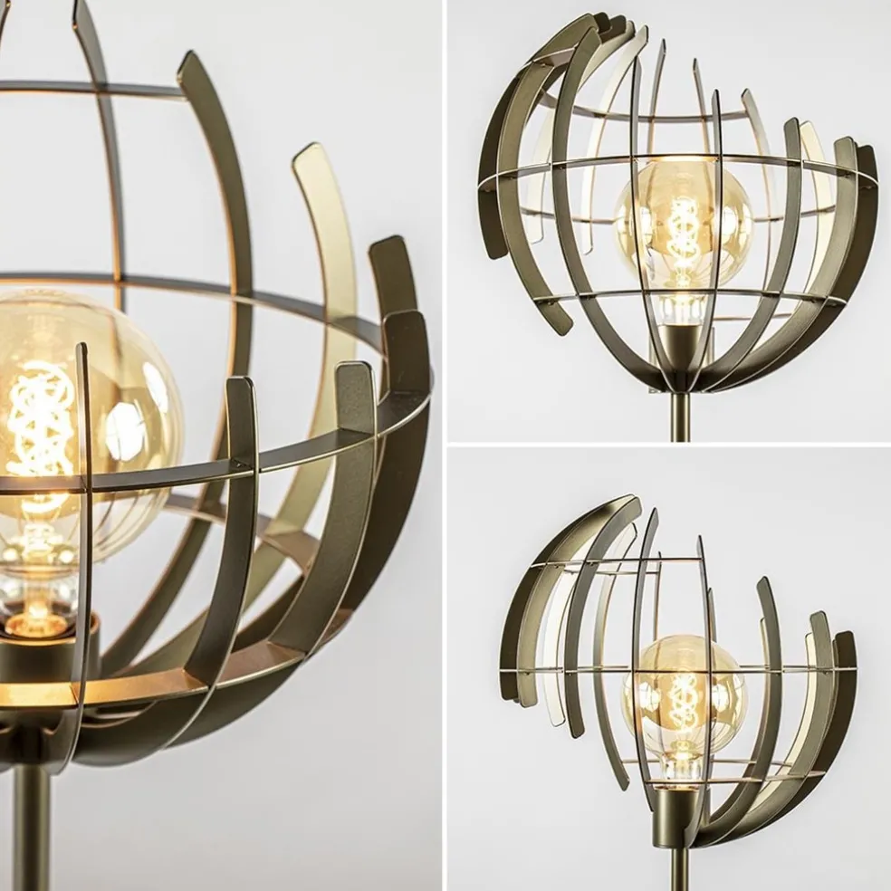 Best Sale Straluma Metalen tafellamp Terra met oud messing afwerking