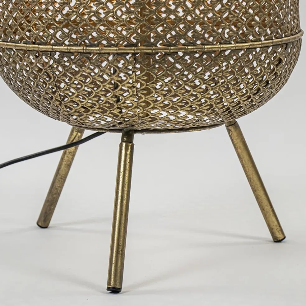 Shop Straluma Metalen vloerlamp Oosterse lantaarn goud