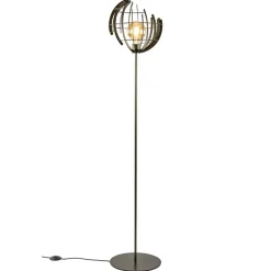 Store Straluma Metalen vloerlamp Terra oud messing