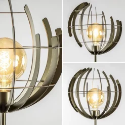 Store Straluma Metalen vloerlamp Terra oud messing