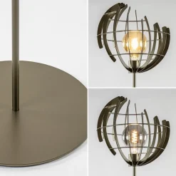 Store Straluma Metalen vloerlamp Terra oud messing