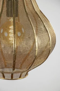 Hot Straluma Micha grote goud hanglamp oosters landelijk Light & Living