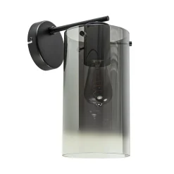 Cheap Straluma Modern klassieke wandlamp cilinder met smoke glas