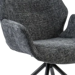 Cheap Straluma Moderne armstoel donker grijs draaibaar met return-system
