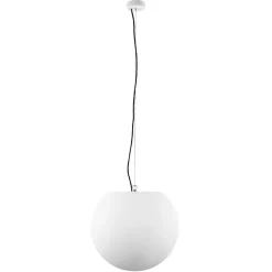 Hot Straluma Moderne buitenlamp hang witte bol 45 cm