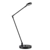 Shop Straluma Moderne bureaulamp zwart staal met dimbaar LED