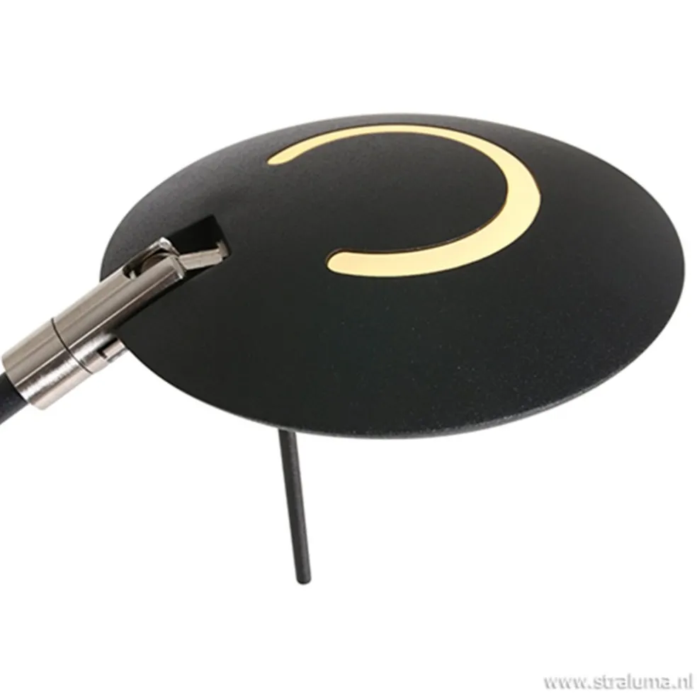 Cheap Straluma Moderne bureaulamp zwart met dimbaar LED