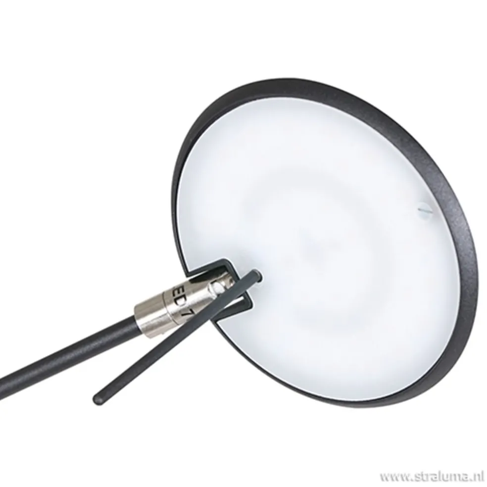Cheap Straluma Moderne bureaulamp zwart met dimbaar LED