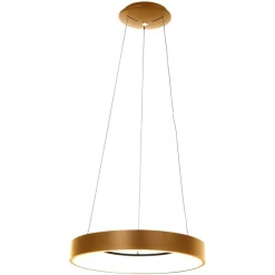 Cheap Straluma Moderne design LED hanglamp ring goud