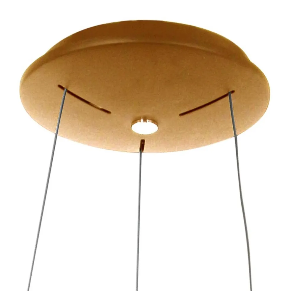 Cheap Straluma Moderne design LED hanglamp ring goud