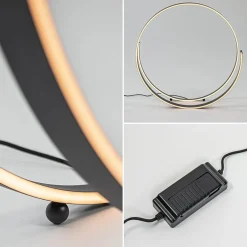 Hot Straluma Moderne design vloerlamp LED dimbaar zwart