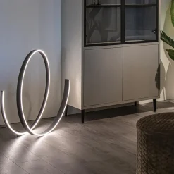 Hot Straluma Moderne design vloerlamp LED dimbaar zwart