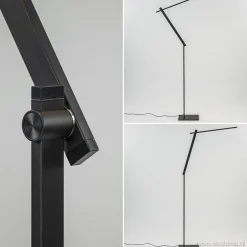 Shop Straluma Moderne design vloer/leeslamp met dimbaar LED