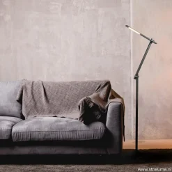Shop Straluma Moderne design vloer/leeslamp met dimbaar LED