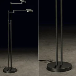 Discount Straluma Moderne dubbele LED leeslamp antraciet