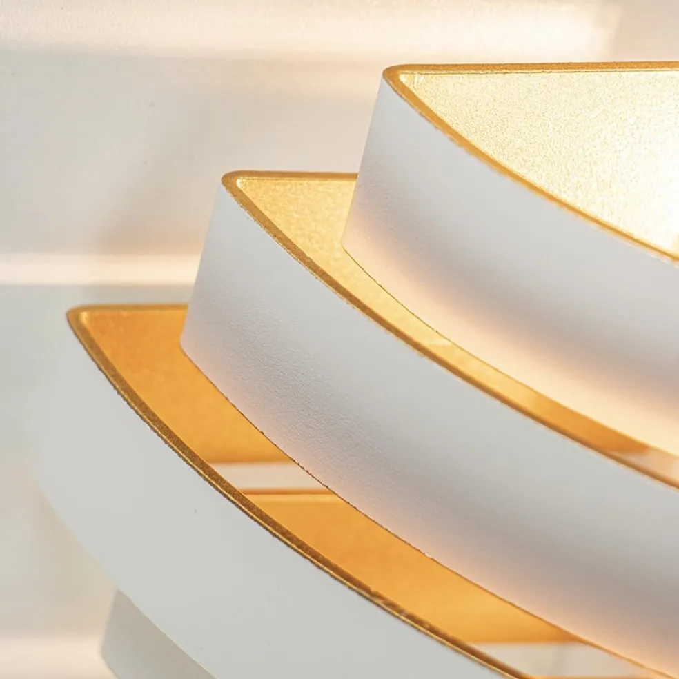 Clearance Straluma Moderne G9 wandlamp wit met goud
