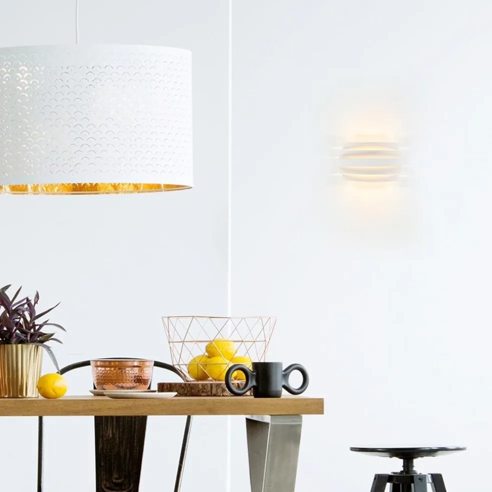 Clearance Straluma Moderne G9 wandlamp wit met goud