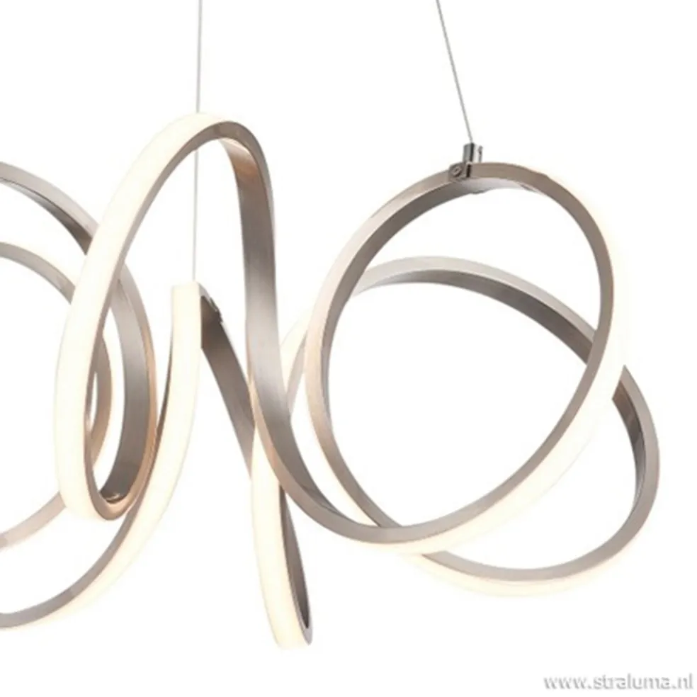 Best Straluma Moderne hanglamp krul staal incl LED