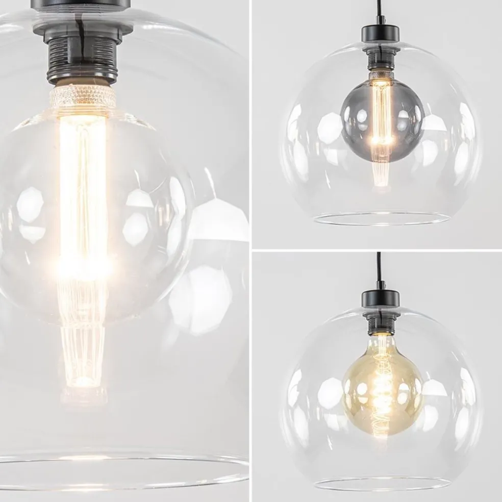 Online Straluma Moderne hanglamp met helder glas 30 cm