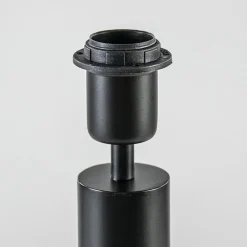 Outlet Straluma Moderne lampvoet cilinder mat zwart excl kap