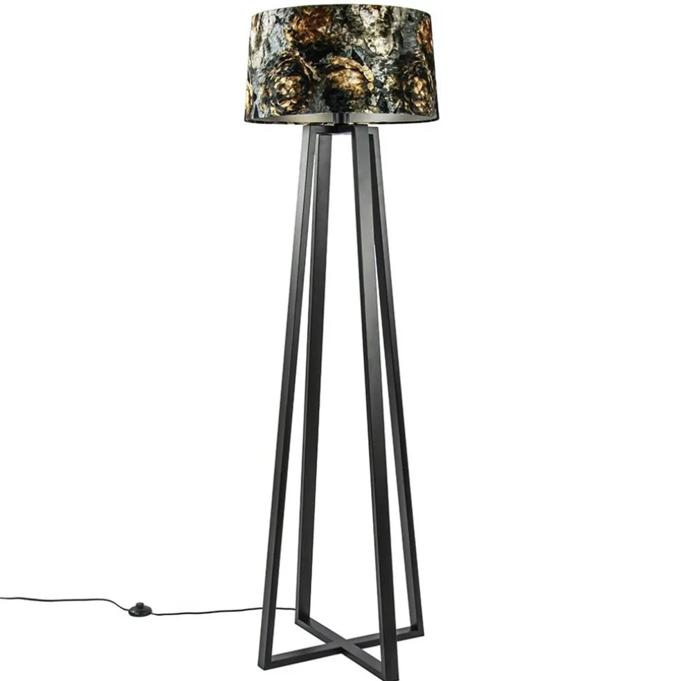 Online Straluma Moderne lampvoet mat zwart exclusief kap